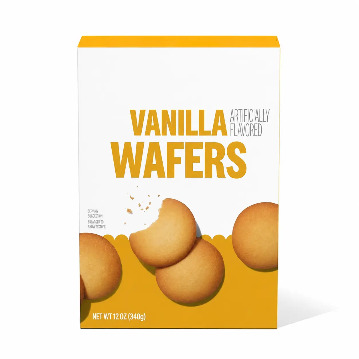 Crispy Vanilla Wafers, Classic Sweet Bite-Sized Snack Cookies (12 oz)