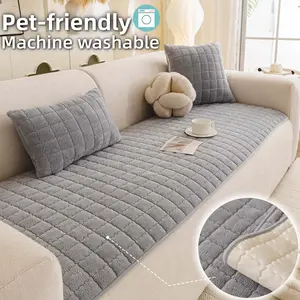 Pet Friendly Sofa Cover for Cats & Dogs, Thick Non Slip Couch Seat Protector, Machine Washable Anti Scratch Furniture Sofa Pad，Sectional, Loveseat, 3 Seater Couch.