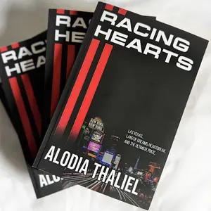 Racing Hearts by Alodia Thaliel - Paperback Edition | Romance Novel | Spicy Romance | Soft Cover Book