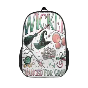 Wicked Witch Backpack✨17” Waterproof & Lightweight | Trendy Durable Daypack🔥Adjustable Padded Straps + Side Pockets | Commute, Travel & Outdoor Essentials🎒