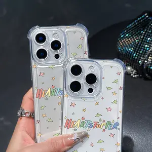 TV Series H-Heartstopper Phone Case Suitable for iPhone 16, 15, 14, 13, 12, 11 Pro Max, X, XR, XS Max, 8, 7 Plus - Shockproof Transparent Soft Back Cover
