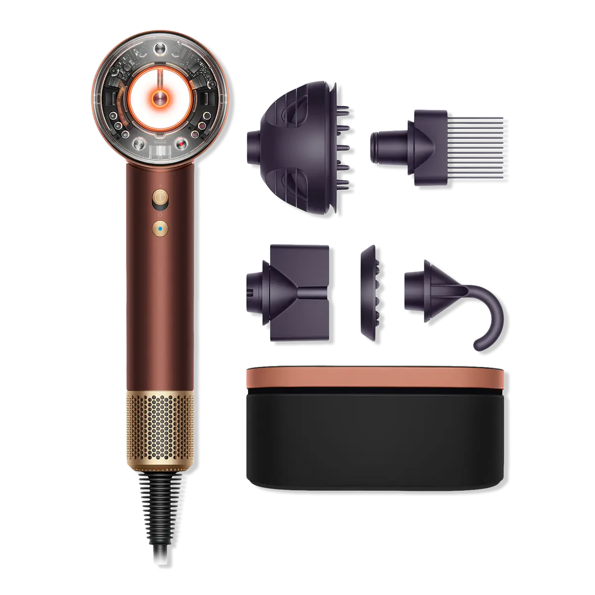 Dyson Limited Edition Supersonic Nural Hair Dryer In Plum And Copper