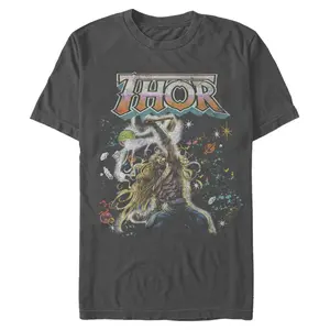 Men's Marvel Mighty Retro God T-Shirt