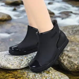 Women's Lightweight High-Quality Rain Boots - Non-Slip Waterproof Sole, Cushioned Insole - Suitable for Daily Use, Travel, Gardening, Work Suitable for Leisure, Multi-Functional Outdoor Shoes, Durable and Comfortable, Popular with Outdoor Enthusiasts