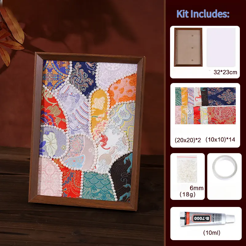 [Rectangle] Song Brocade Patchwork Painting