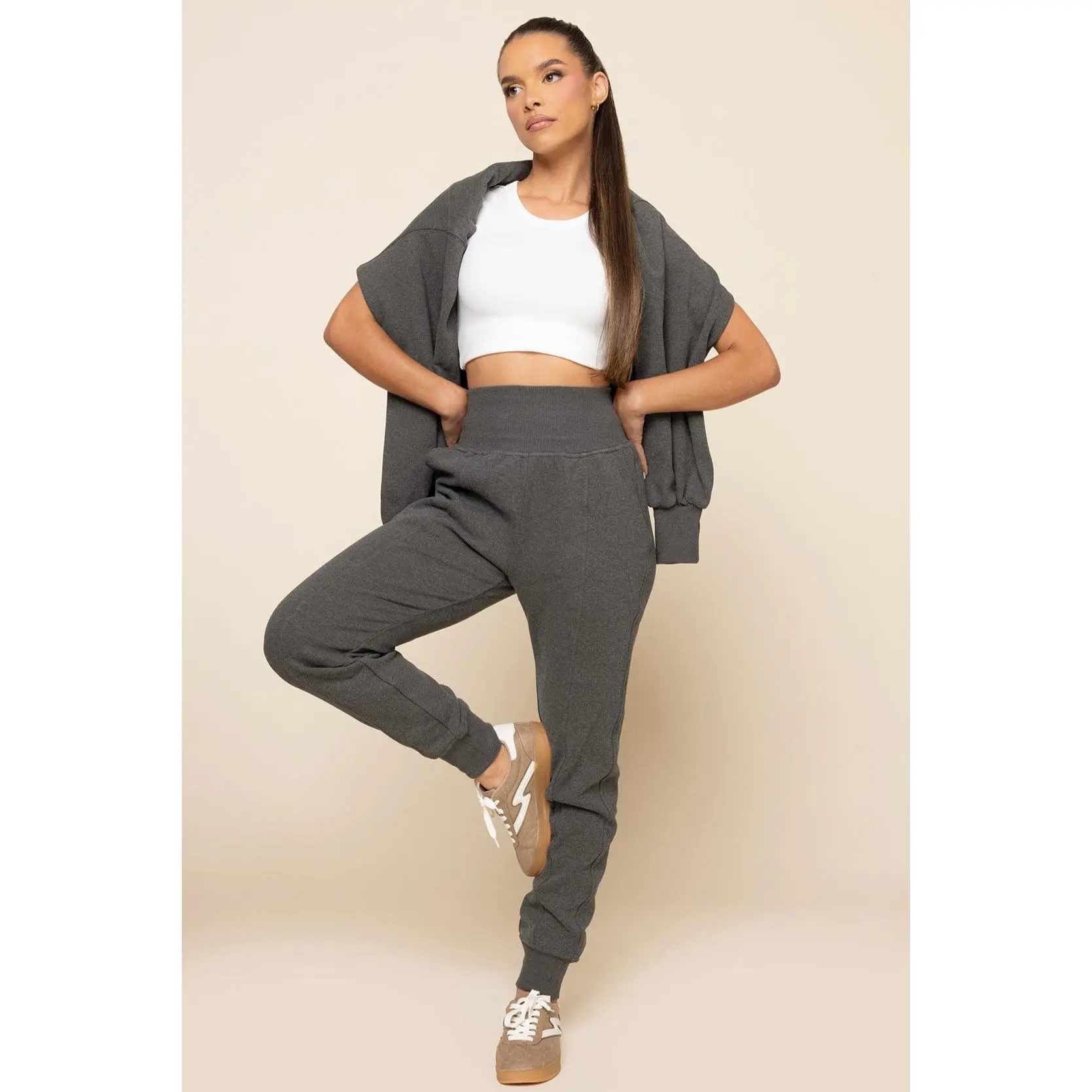 Ooey Gooey Jogger - Charcoal Heather