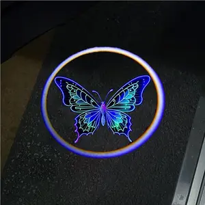 2Pcs Car Door Projector Logo Light Cute, Universal Wireless Courtesy LED Ghost Shadow Lights Welcome Lamp Suitable fit All Models