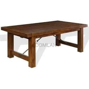 Wooden Extending Dining Table with