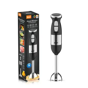 Stainless Steel Electric Immersion Blender Fruit Juicer Food Processor Compact Kitchen Appliance for Smoothies Sauces & Baby Food