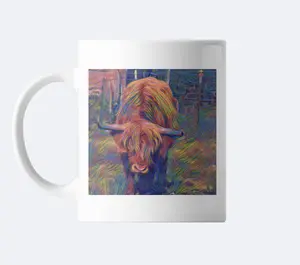 Highland Cow 15oz Ceramic Mug