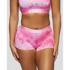 PSD Womens Playboy - Bunny Y2K Boy Short Underwear - Comfortable, Breathable, Ultra-light Fabric