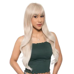 'Obsessed with Vanilla' 24-Inch Vanilla Blonde (Subtle Two-tone Blend) Layered Butterfly Cut Synthetic Wig | 【Heat Resistant】【Cap Included】 | *Video Exclusive* FSGA