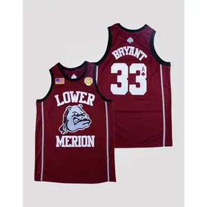 Kobe Bryant #33 Lower Merion Bulldogs Basketball Jersey