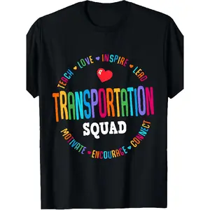 T-Shirt for Bus Driver Monitors in The Transportation Team Returning to School
