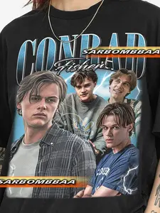 Best seller conrad fisher vintage style shirt - t-shirt - long sleeve - crewneck - youth