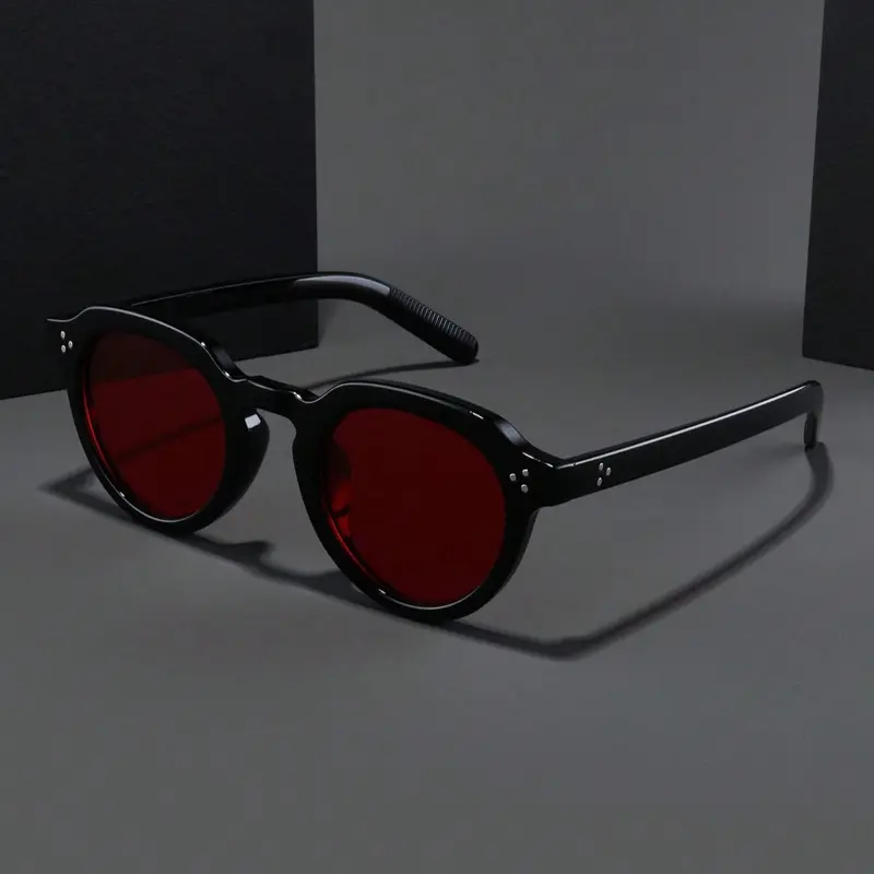 Classic Round Shape Sunglasses Polarized for Men and Women, Retro Style Uv400 Lenses for Maximum Sun Protection, Lightweight Design for All-Day Comfort