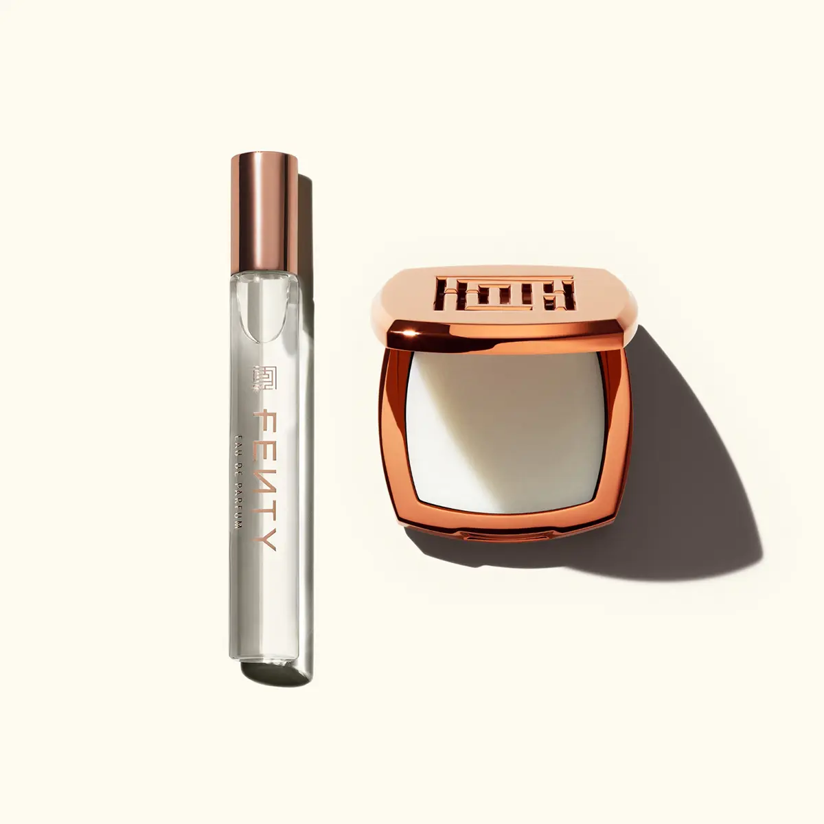 Fenty Eau de Parfum On-the-Go Travel Spray + Solid Perfume Duo Fenty Eau de Parfum On-the-Go Travel Spray + Solid Perfume Duo