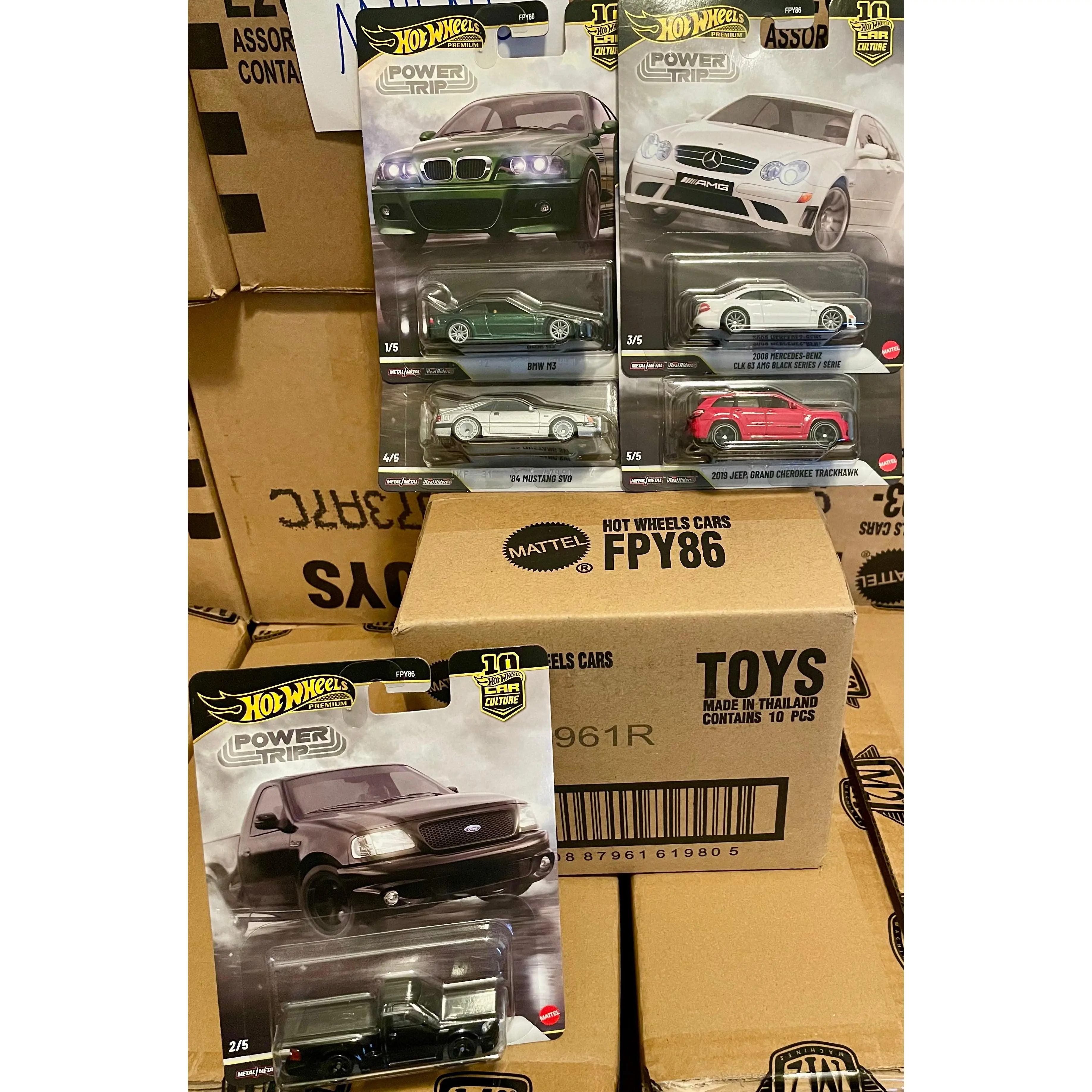 Hot Wheels 1:64 Car Culture 10th Anniversary 2026 Case R - Power Trip - Sealed Case