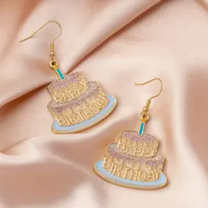 Birthday Cake Earrings