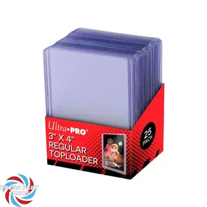 Ultra Pro 3x4 Regular Toploaders - 1 Pack of 25 Regular Toploader Cards for Pokemon, One Piece, Baseball, Basketball, Football & More