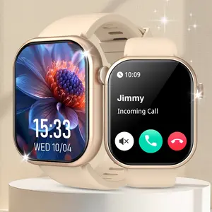Smart Watch with Wireless Calling & Multiple Sports Modes, Call Alert, Message Reminder, Custom Wallpaper, Compatible iOS/android, Smartwatch with Calls