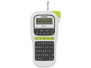Brother International BRTPTH110 Easy Portable Label Maker for Home Use, with AAA Batteries, 304 Stainless Steel Components, Visible Display Screen