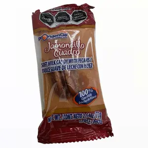 La Providencia Jamoncillo Squares Dulce De Leche Con Nuez Soft Milk Candy with Pecans