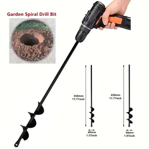 Ground Drill Bits Garden Auger For Drilling Planting And Excavation After