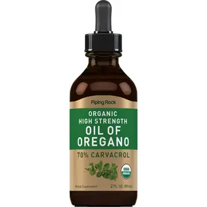 Oil of Oregano High Strength (Organic), 2 fl oz (59 mL) Dropper Bottle