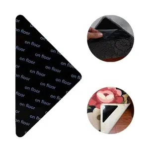 8-Pack Rug Grip Tape to Secure & Stop Sliding on Floors， Double-Sided Carpet Gripper Tape to Prevent Rugs from Sliding and Curling Edges, for  Area Rugs