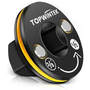 3/8" F to 1/2" M Low Profile  Socket Adapter, Designed for Tight Spaces,  Driver Conversions for  Wrench, CR-MO Steel