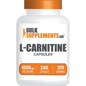 BulkSupplements - L-Carnitine Capsules - Exercise Performance - Cognitive Support - 240 Capsules - 1000mg per Serving BulkSupplements - L-Carnitine Capsules - Exercise Performance - Cognitive Support - 240 Capsules - 1000mg per Serving