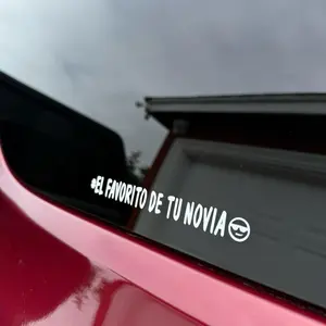 El Favorito De Tu Novia Window Vinyl Decal Sticker