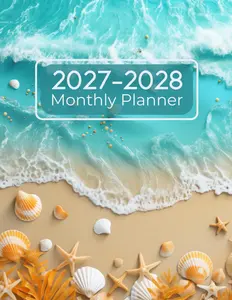 2027-2028 Monthly Planner 2 Year From January 2027 To December 2028