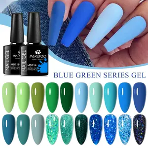 MSRUIOO Vibrant 8ml Color Gel Nail Polish, 20colors New Popular Semi Permanent Soak Off UV LED Nail Gel Varnish for Home Salon Nail Art DIY, Pastel Gel Polish, Nail Care