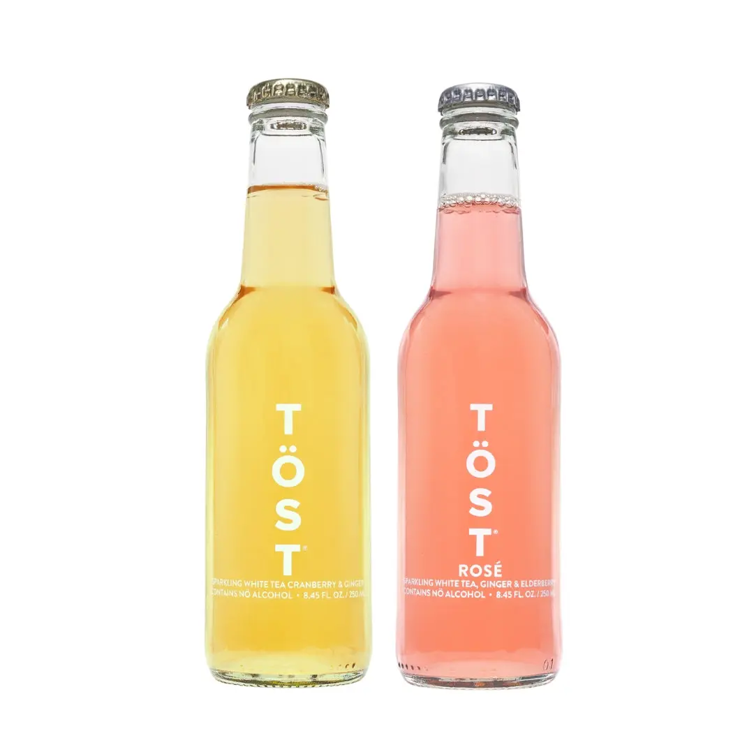 TÖST & TÖST Rosé Singles - Alcohol-Free Sparkling Beverage TÖST & TÖST Rosé Singles - Alcohol-Free Sparkling Beverage