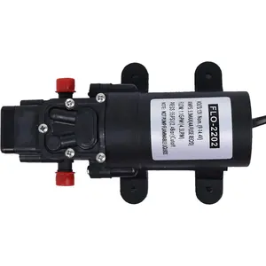 12V 1.1 GPM Water Pressure Diaphragm Pump, 35 PSI Self Priming Water Pump for Caravan Boat Marine Agricultural Use