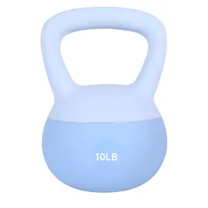 Soft Kettlebell 18LB/15LB/10LB Women Fitness Home Use Kettlebell Dumbbell for Butt Lift and Hip Shaping, Men Strength Training Equipment, Shockproof and Impact Resistant