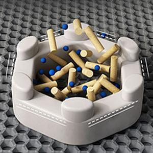 Cat Litter Mat, 35x24/24x18 Inch Double Layer Cat Litter Box Mat, EVA Non-Slip, Waterproof Urine Proof Cat Litter Catcher Mat, Easy Clean Scatter Control (35x24 Inch, Gray)