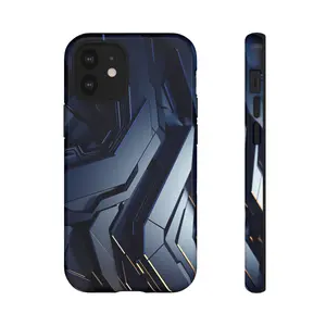 Futuristic Geometric Armor phone case | Tough protective phone case