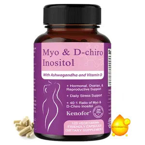 Kenofor Inositol health supplement,Support hormone balance,Support mood health,120 Capsules