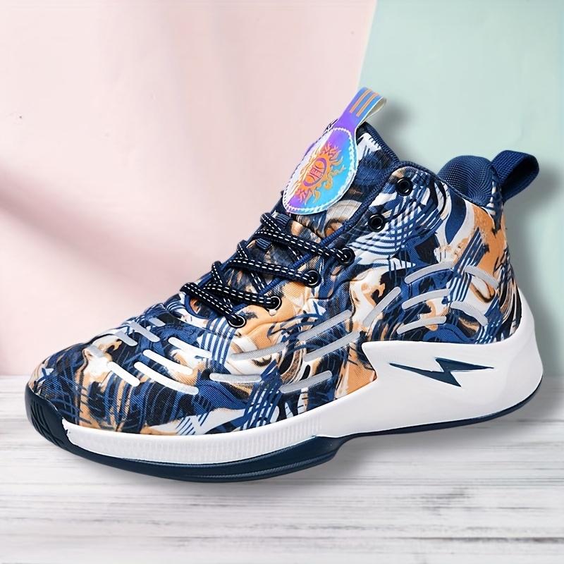 Men's and women's mid-top basketball shoes, small sizes for students, breathable PU upper and wear-resistant non-slip cushioning sole, suitable for sports and casual wear - stylish lace-up training shoes Men's and women's mid-top basketball shoes, small sizes for students, breathable PU upper and wear-resistant non-slip cushioning sole, suitable for sports and casual wear - stylish lace-up training shoes