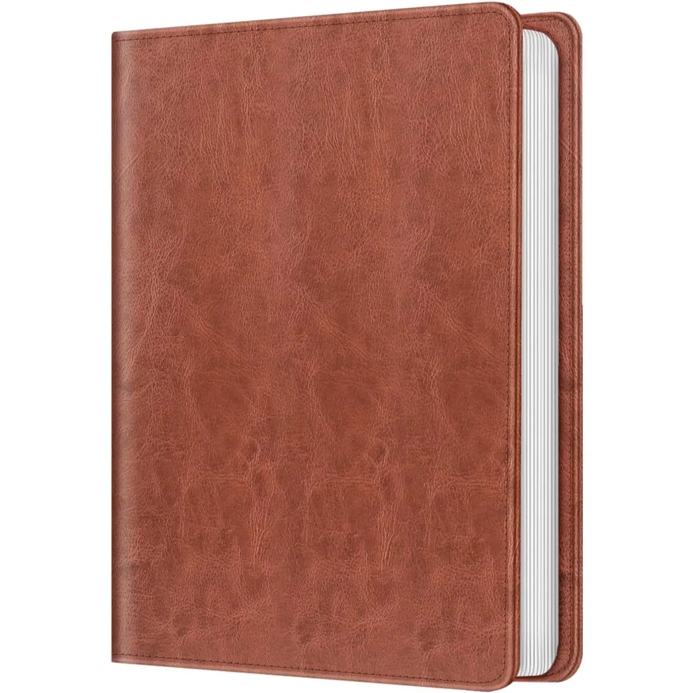 Photo Album for 4x6 Photos - 112 Pockets Vegan Leather Cover Memory Albums Book for Birthday Family Anniversary Vacation Pictures, Vintage Brown