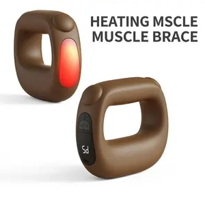 Smart Heated Fascia Ring and Massage Belt for Neck and Waist Relaxation Portable Vibration Massager with 45°C Hot Compress, Cordless, Daily
