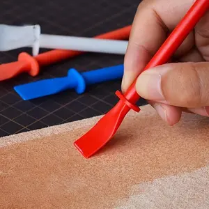 Glue Spreaders Polypropylene Glue Smear Sticks Applicator Painting Scrapers For Handmade DIY Art Leather Craft Tool
