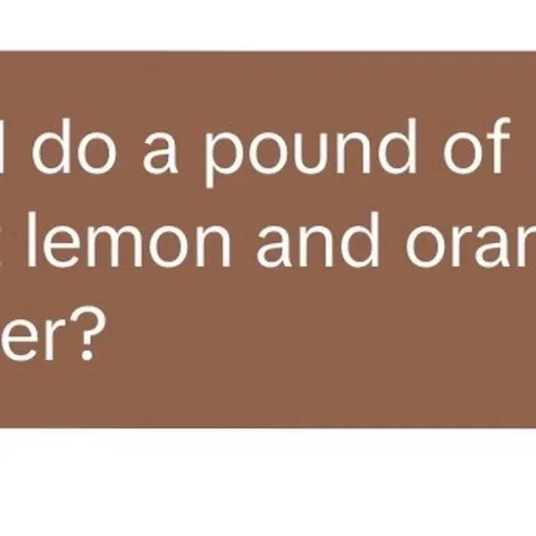 Could I do a pound of all flavors except lemon and orange mixed together?