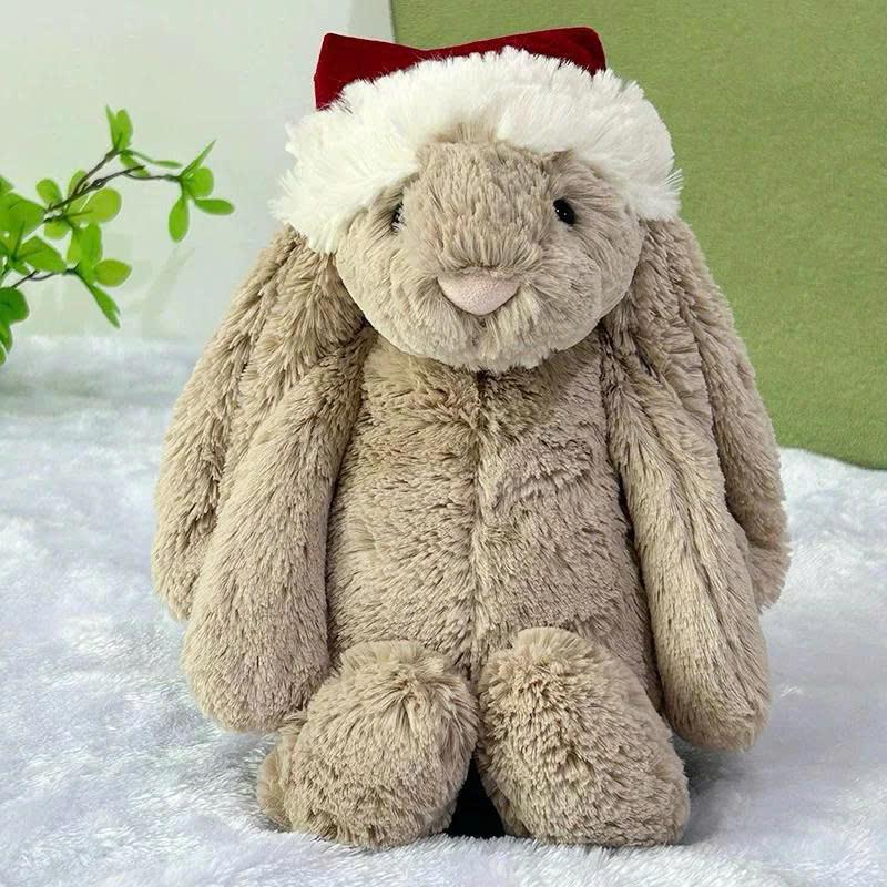 Soft Bunny Plush with Heart Romantic Valentine's Day Stuffed Toy Ideal for Cuddling Play and Gift Giving