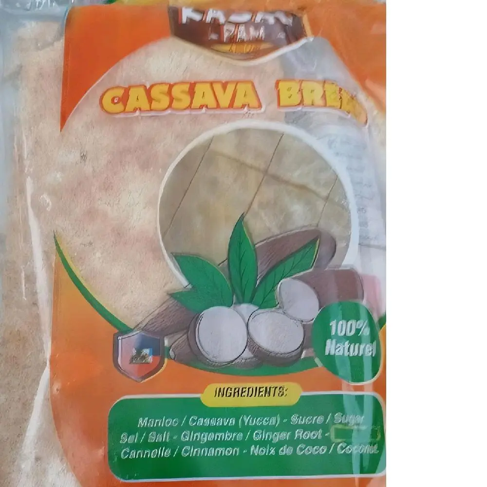 Kappa Certified Organic Cassava Bread - Food and Snacks - Pack of 3 (6 oz Each) - Made with Cassava Starch (Manioc), Sugar, Salt, Ginger Root, Cinnamon, Coconut - 100% Natural