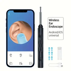 Smart Visual Earwax Cleaner with Camera and Light, Portable Kit for Safe Earwax Removal - Suitable for Home and Travel Use, Ear Cleaning Tools, Ear Care Devices, Travel Essentials, Smart Earwax Removal, Smart Devices, Earwax Cleaning, Ear Care, Ear