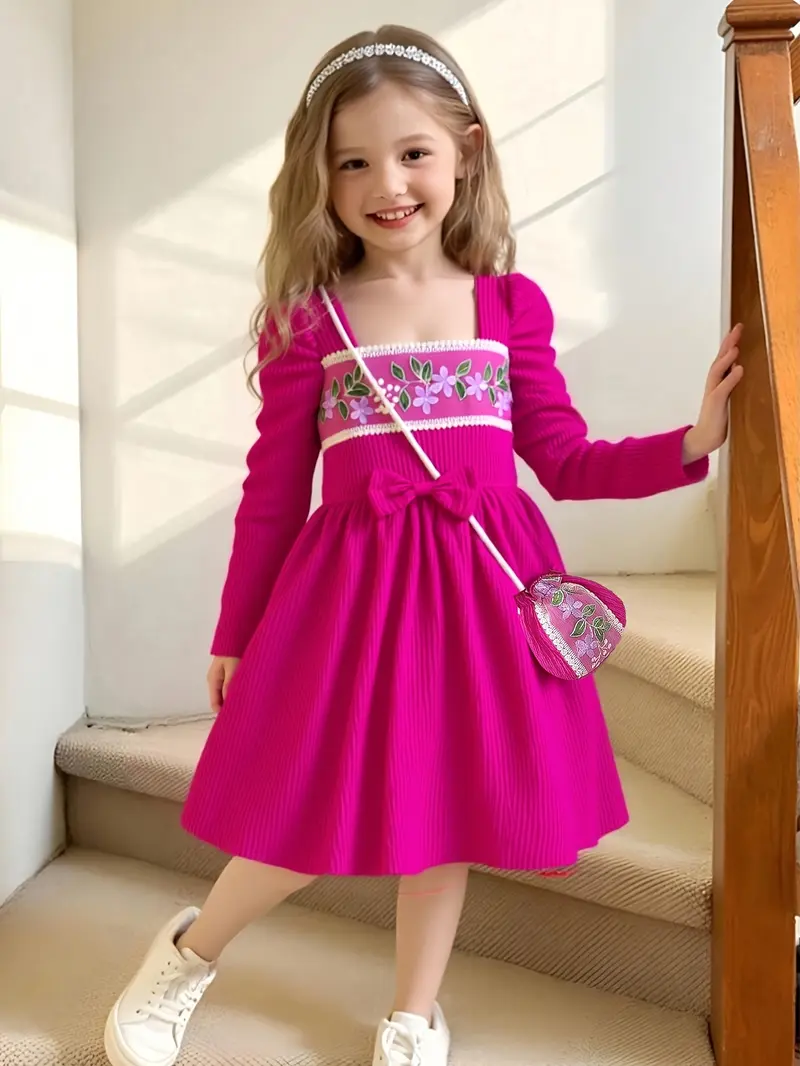 slim fit dress slacks Fall Fairytale 2.0 Waterfall Dress – Millie Mae Clothing main image 1